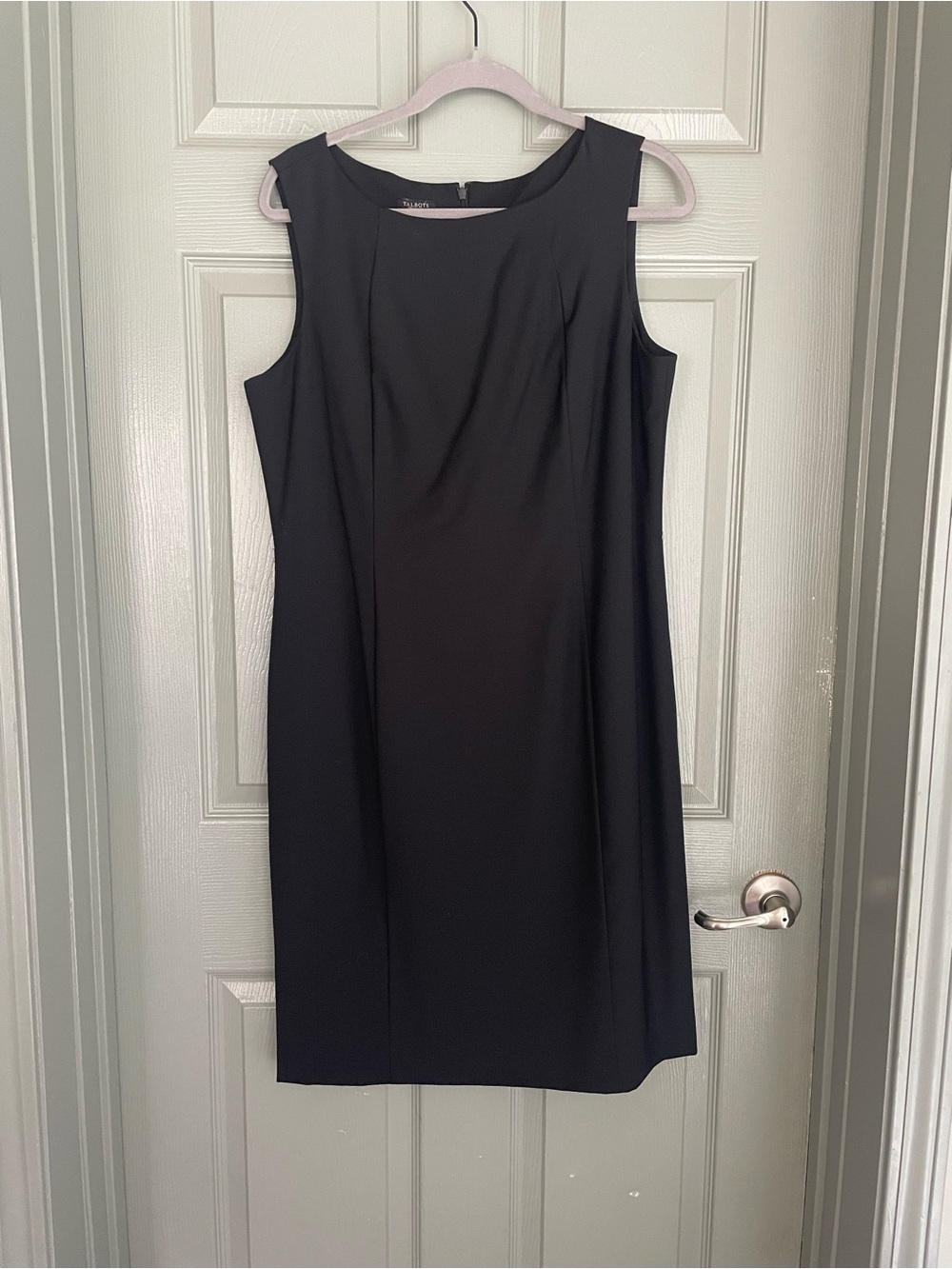 Talbots Black Midi Dress Curvy Plus Size 14 Petite